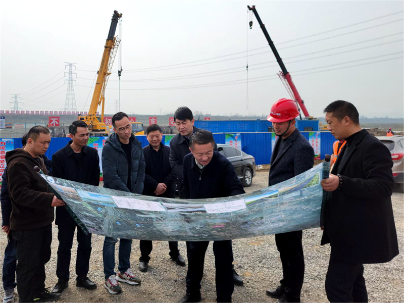 唐杰赴S247（圍烏路）改建工程四期項目現場指導工作